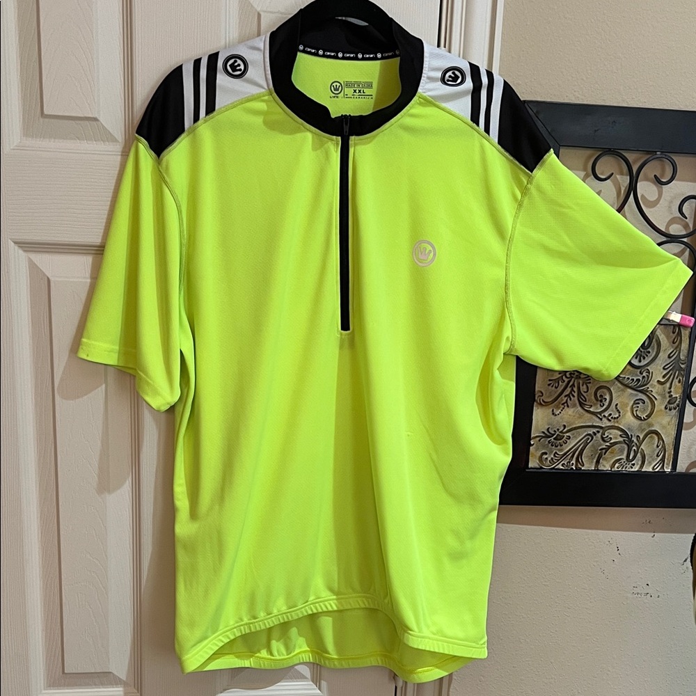Canari Bright Yellow Cycling Top